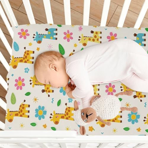 MNSRUU Crib Sheets Soft Breathable Adorable