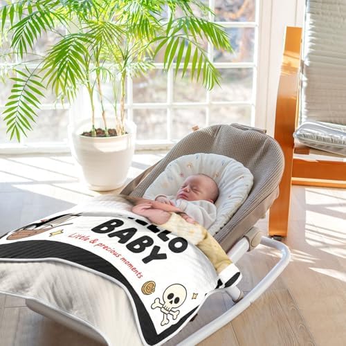 Custom Cute Baby Photo Pirate Boat Blanket 30x40in