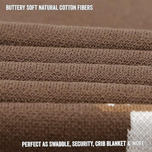 Bleu La La Knit Baby Blanket - 100 Cotton Soft Swaddle