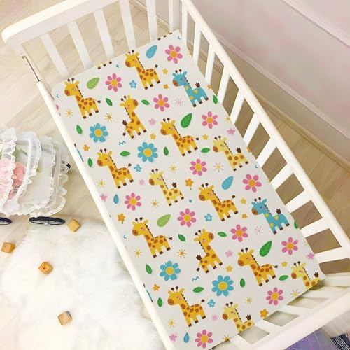 MNSRUU Crib Sheets Soft Breathable Adorable