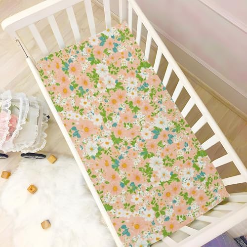 MNSRUU Crib Sheets Soft Breathable Fitted Playard Bedding for Boys Girls