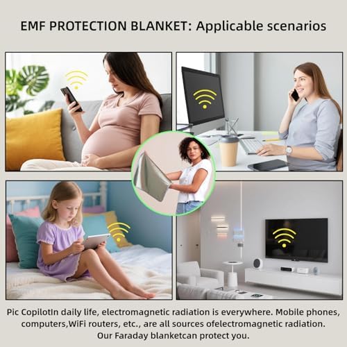 KYJiuLiu Faraday Blanket - 18x20 EMF Protection for Laptop and Phone