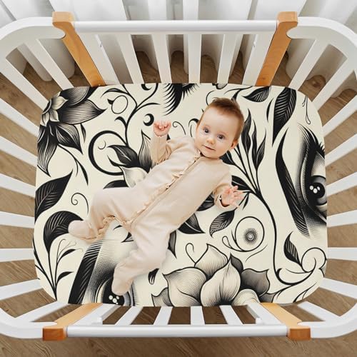 Elegant Eyes Paisley Crib Sheets for Boys and Girls