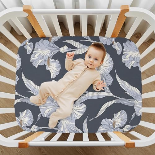 ALAZA Paisley Crib Sheets for Girls and Boys