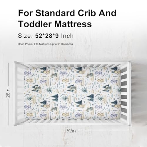 KASTLEE Fairytale Dragons Crib Sheet 52x28 1