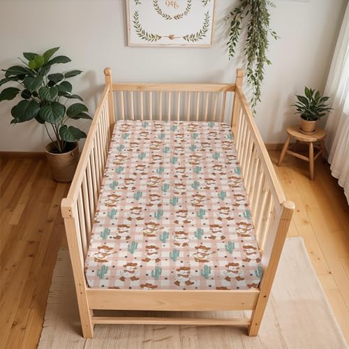 Geese Cowboy Baby Crib Sheets 52x28 Inch