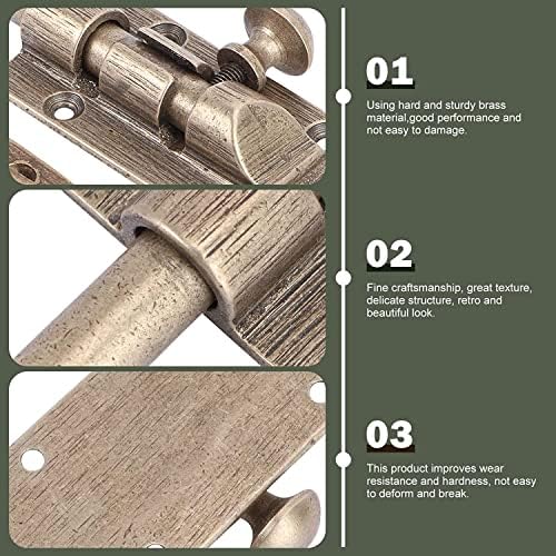 VOIV Heavy Duty Gate Bolt with Padlock Hole 1