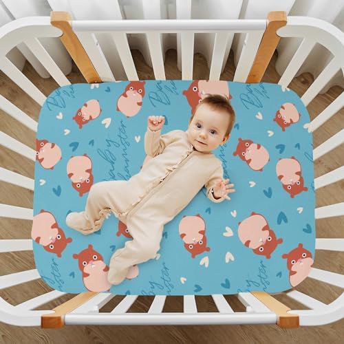 KICPOAY Crib Sheets with Elastic Band