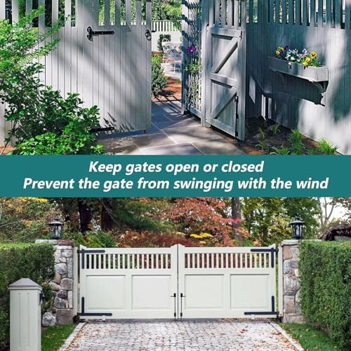 HOME MASTER HARDWARE 18 Black Cane Bolt Gate Latch