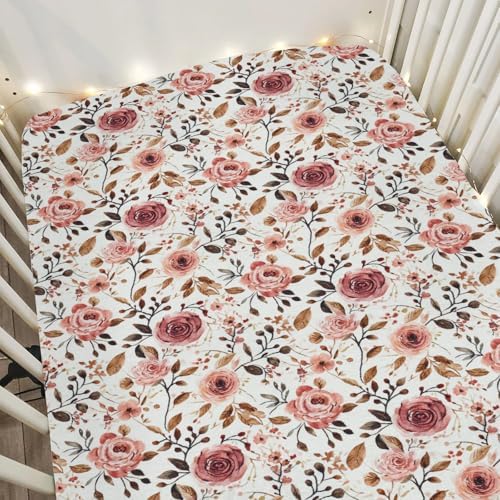 Vintage Wild Flowers Crib Sheets 52x28