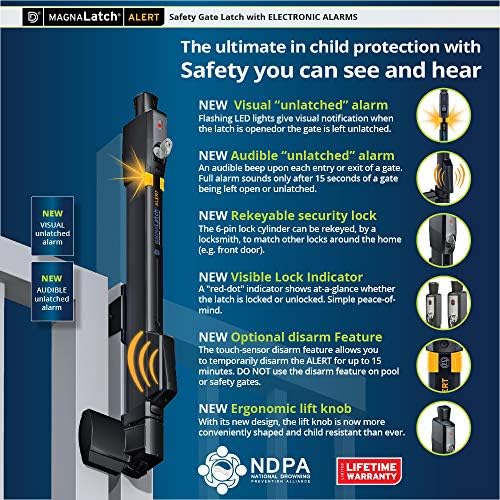 DD Technologies ML3ATPKAG2 Pool Safety Magnetic Gate Latch